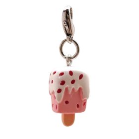 Poly 3 D Strawberry Ice Cream Charm